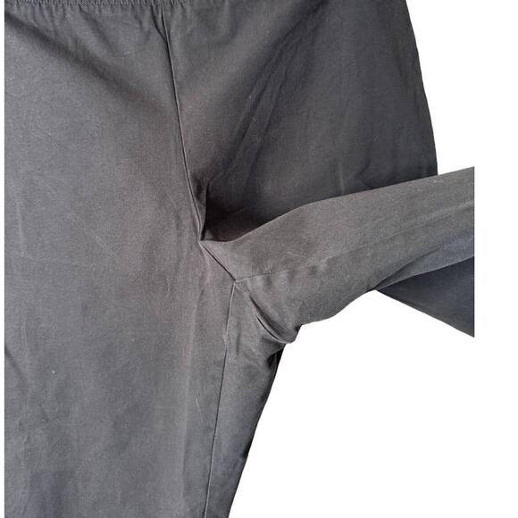 Eileen Fisher Brown Side Zip XL Organic Stretch Cotton Slim Ankle Pant X Large - Picture 3 of 10